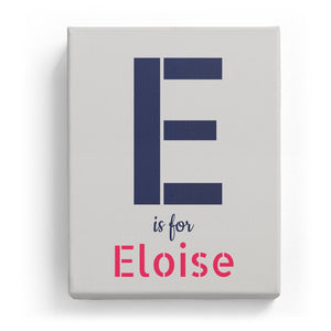 E is for Eloise - Stylistic