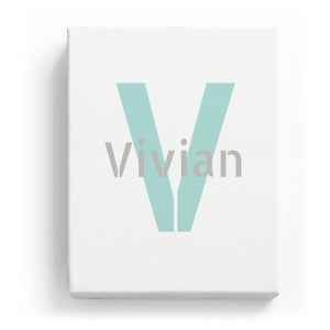 Vivian Overlaid on V - Stylistic