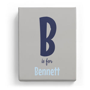 B is for Bennett - Cartoony