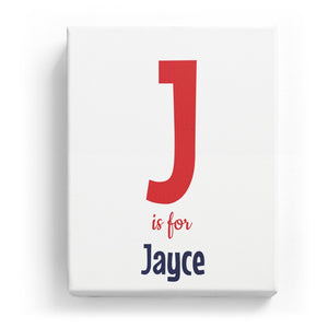 J is for Jayce - Cartoony