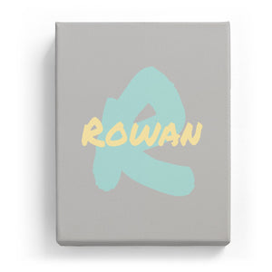 Rowan Overlaid on R - Artistic