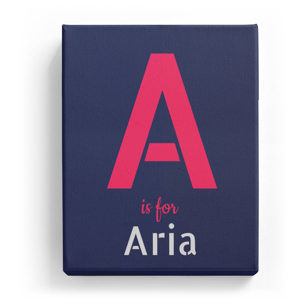 Aria's Personalized Canvas Art
