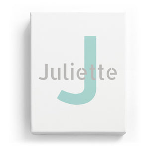 Juliette Overlaid on J - Stylistic