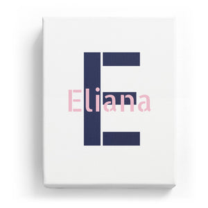 Eliana Overlaid on E - Stylistic