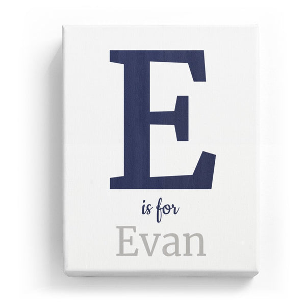E is for Evan - Classic