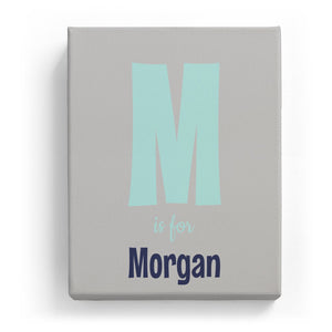 M is for Morgan - Cartoony