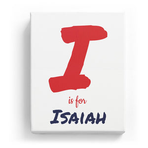 I is for Isaiah - Artistic
