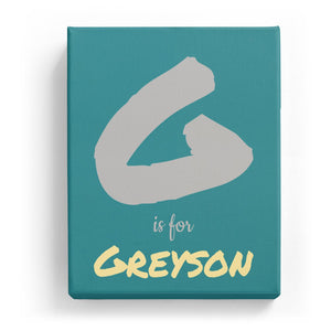 G is for Greyson - Artistic