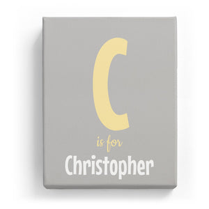 C is for Christopher - Cartoony