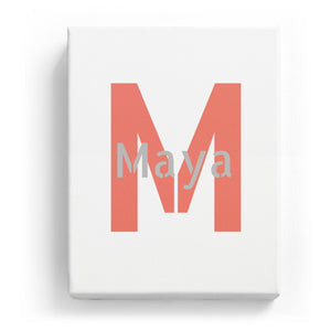 Maya Overlaid on M - Stylistic