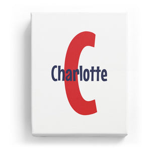 Charlotte Overlaid on C - Cartoony