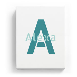 Alexa Overlaid on A - Stylistic