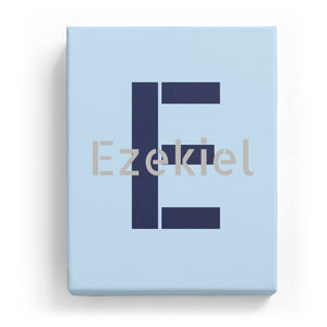 Ezekiel Overlaid on E - Stylistic