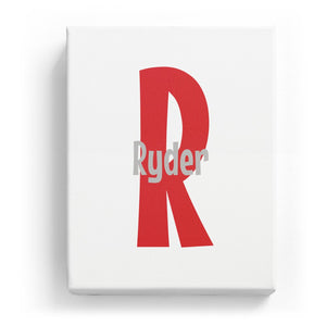 Ryder Overlaid on R - Cartoony
