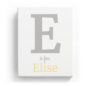 E is for Elise - Classic