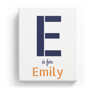 E is for Emily - Stylistic