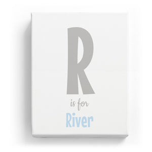 R is for River - Cartoony