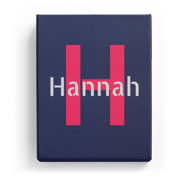 Hannah Overlaid on H - Stylistic