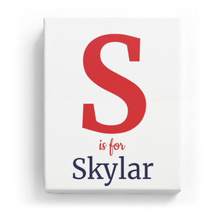 S is for Skylar - Classic