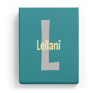 Leilani Overlaid on L - Cartoony