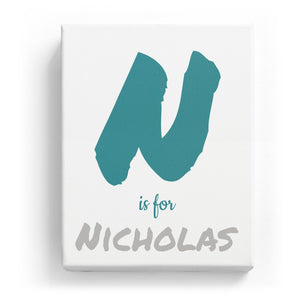 N is for Nicholas - Artistic