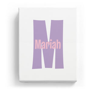 Mariah Overlaid on M - Cartoony