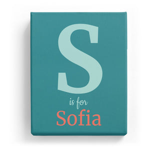 S is for Sofia - Classic