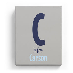 C is for Carson - Cartoony
