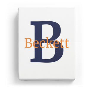 Beckett Overlaid on B - Classic