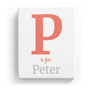 P is for Peter - Classic