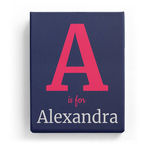 A is for Alexandra - Classic