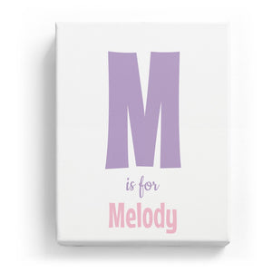M is for Melody - Cartoony