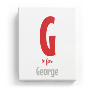 G is for George - Cartoony