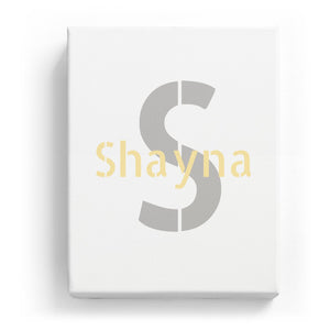 Shayna Overlaid on S - Stylistic