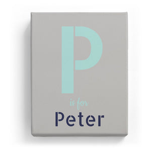 P is for Peter - Stylistic
