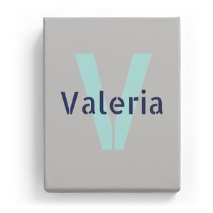 Valeria Overlaid on V - Stylistic
