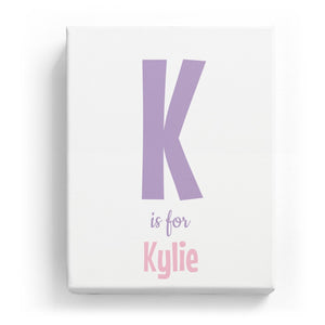 K is for Kylie - Cartoony