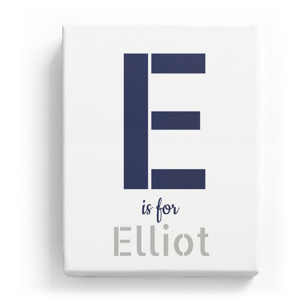 E is for Elliot - Stylistic