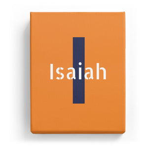 Isaiah Overlaid on I - Stylistic