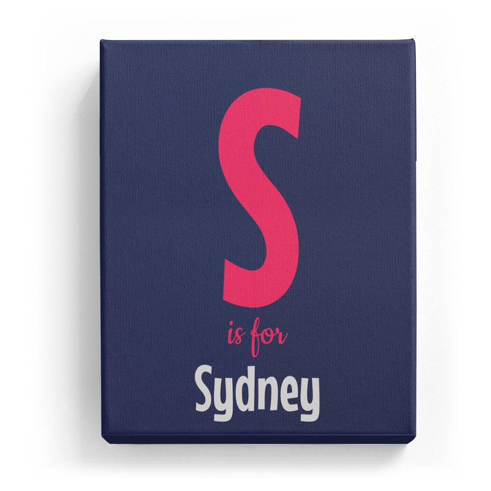 Sydney's Personalized Canvas Art