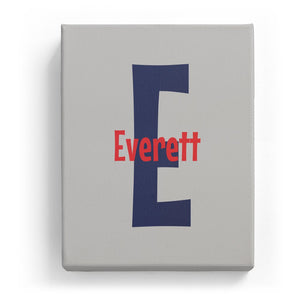 Everett Overlaid on E - Cartoony