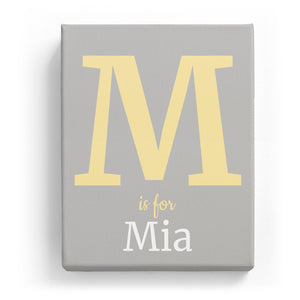 M is for Mia - Classic