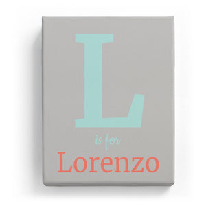 L is for Lorenzo - Classic