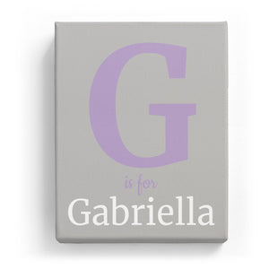 G is for Gabriella - Classic