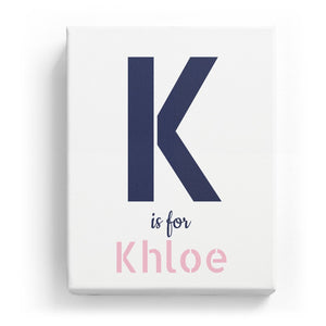 K is for Khloe - Stylistic