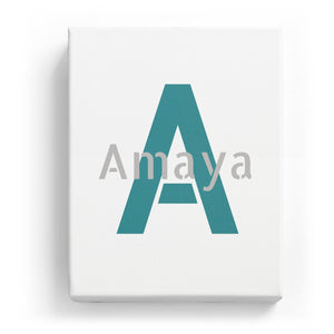 Amaya Overlaid on A - Stylistic