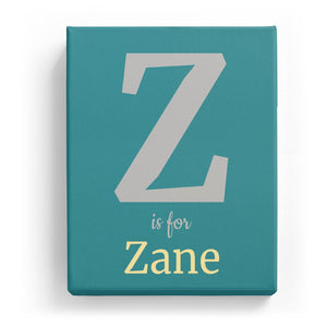 Z is for Zane - Classic