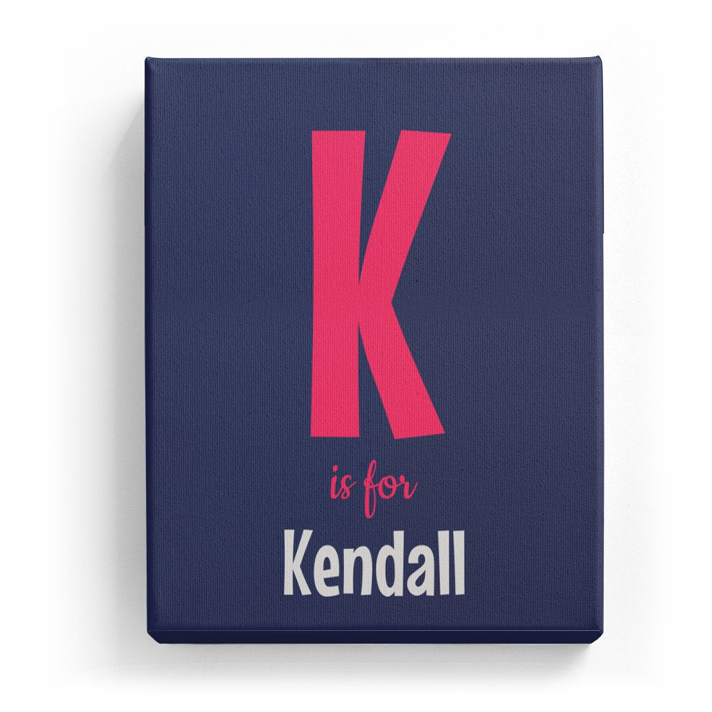 Kendall's Personalized Canvas Art