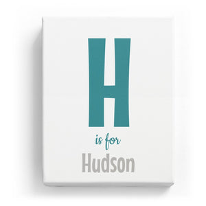 H is for Hudson - Cartoony