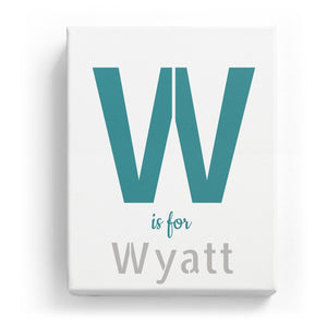 W is for Wyatt - Stylistic